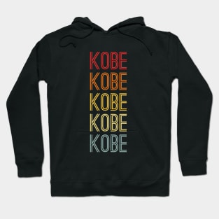 Kobe Name Vintage Retro Gift Named Kobe Hoodie